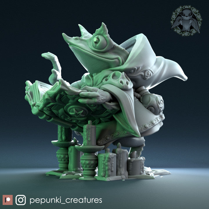Pepunki Creatures - Frog Necromancer 2023 February