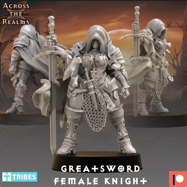 Across The Realms - Greatsword Female Knight - Terror in the Barrens 2023 July