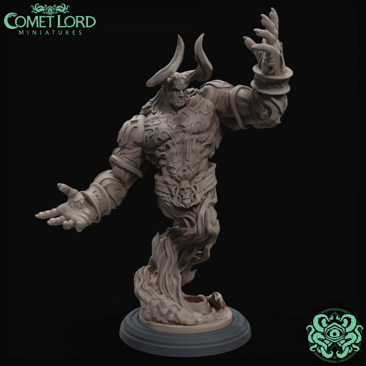 Comet Lord - Tal'Rashadar, The Ifrit Usurper Pose 2 (Huge) - 2023 March
