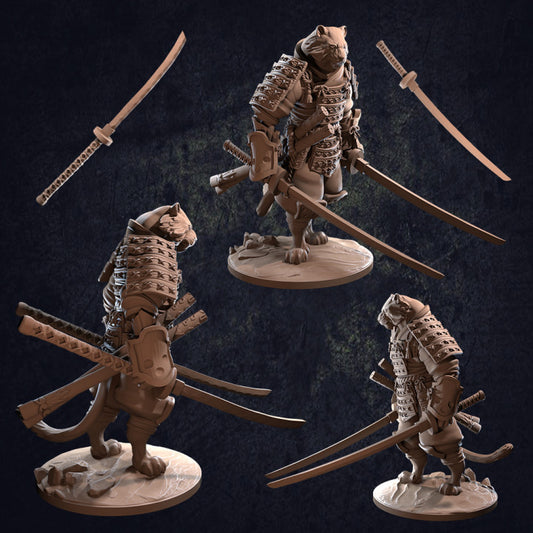 Dragons Trappers Lodge - Tengashi, Tabaxi Samurai - 2020 August