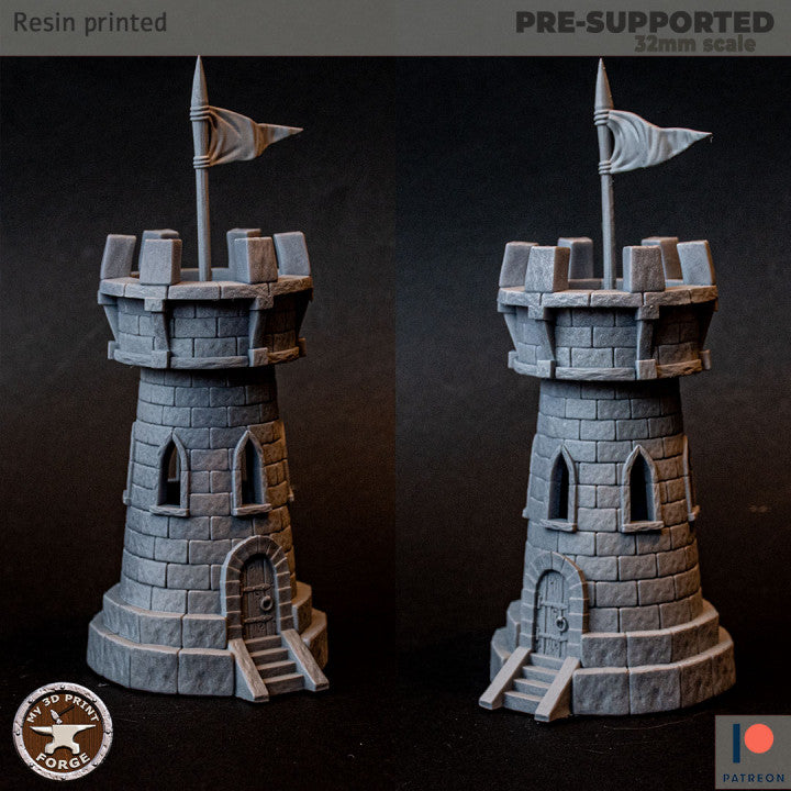 My 3D Print Forge - Human Guard Tower, World of Warcraft