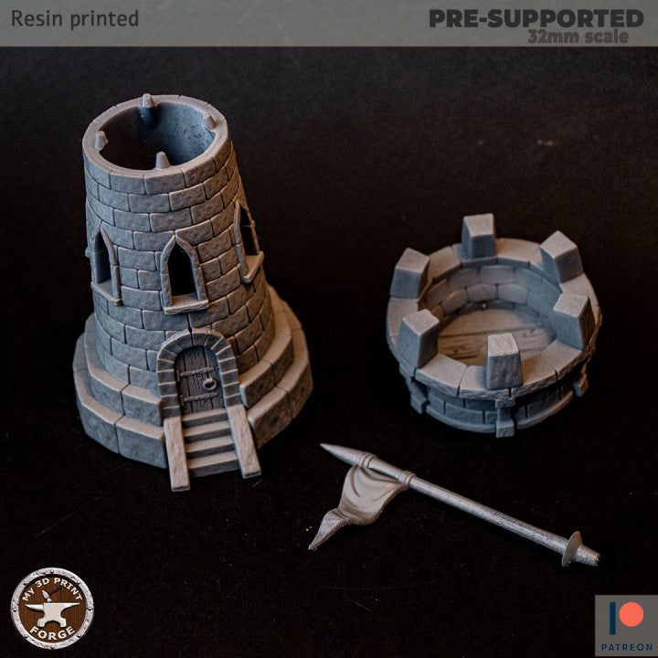 My 3D Print Forge - Human Guard Tower, World of Warcraft