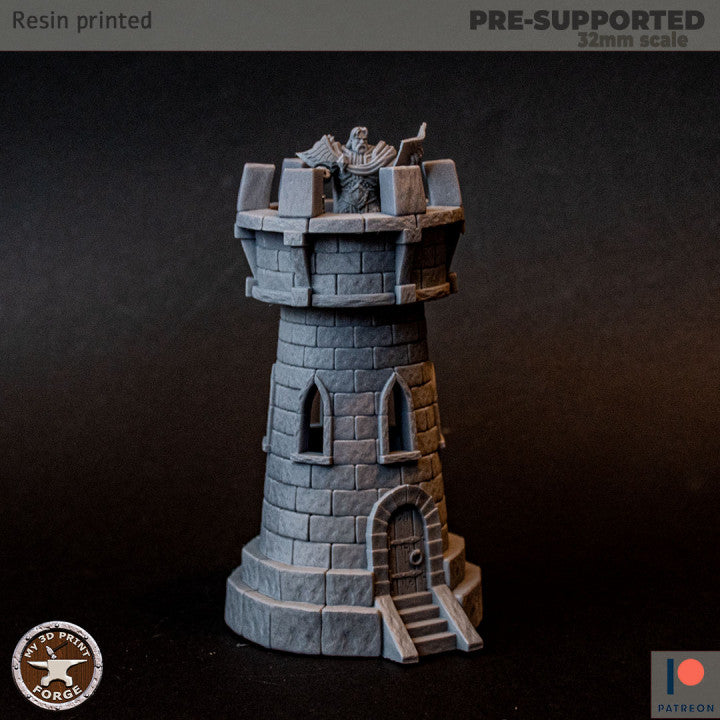 My 3D Print Forge - Human Guard Tower, World of Warcraft