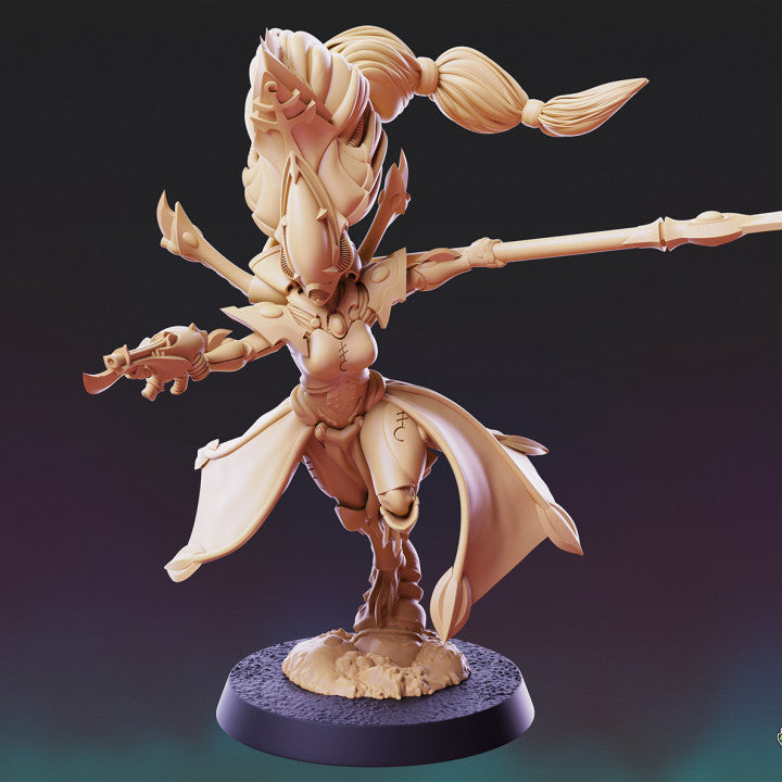 PSMiniatures - Wailing Phantom Leader, Eldar - Warhammer 40K