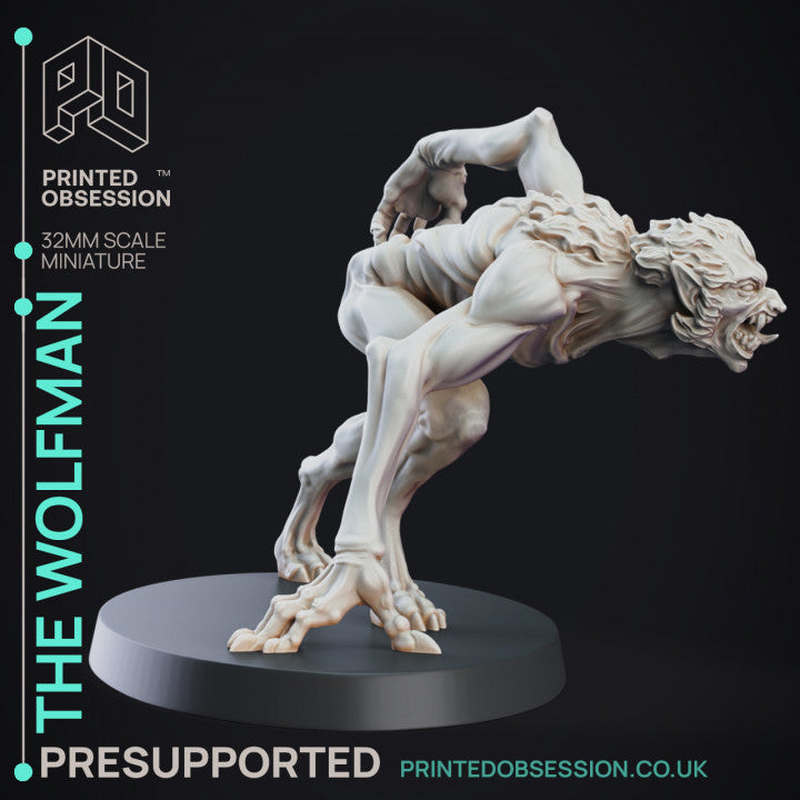 Printed Obsession - Wolfman - Cryptids 2021 March
