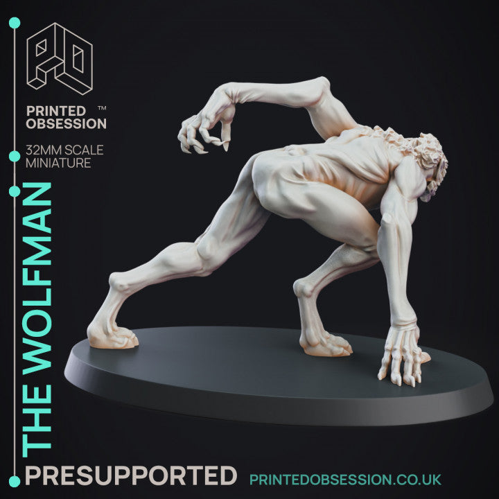 Printed Obsession - Wolfman - Cryptids 2021 March