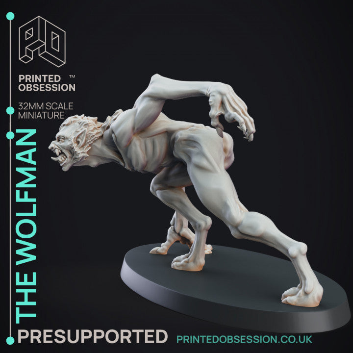 Printed Obsession - Wolfman - Cryptids 2021 March