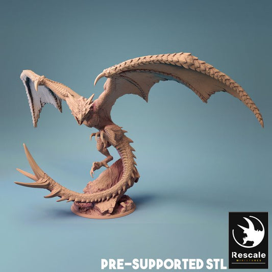 Rescale Miniatures (Lord of the Print) - Wyvern - Desert 2020 October