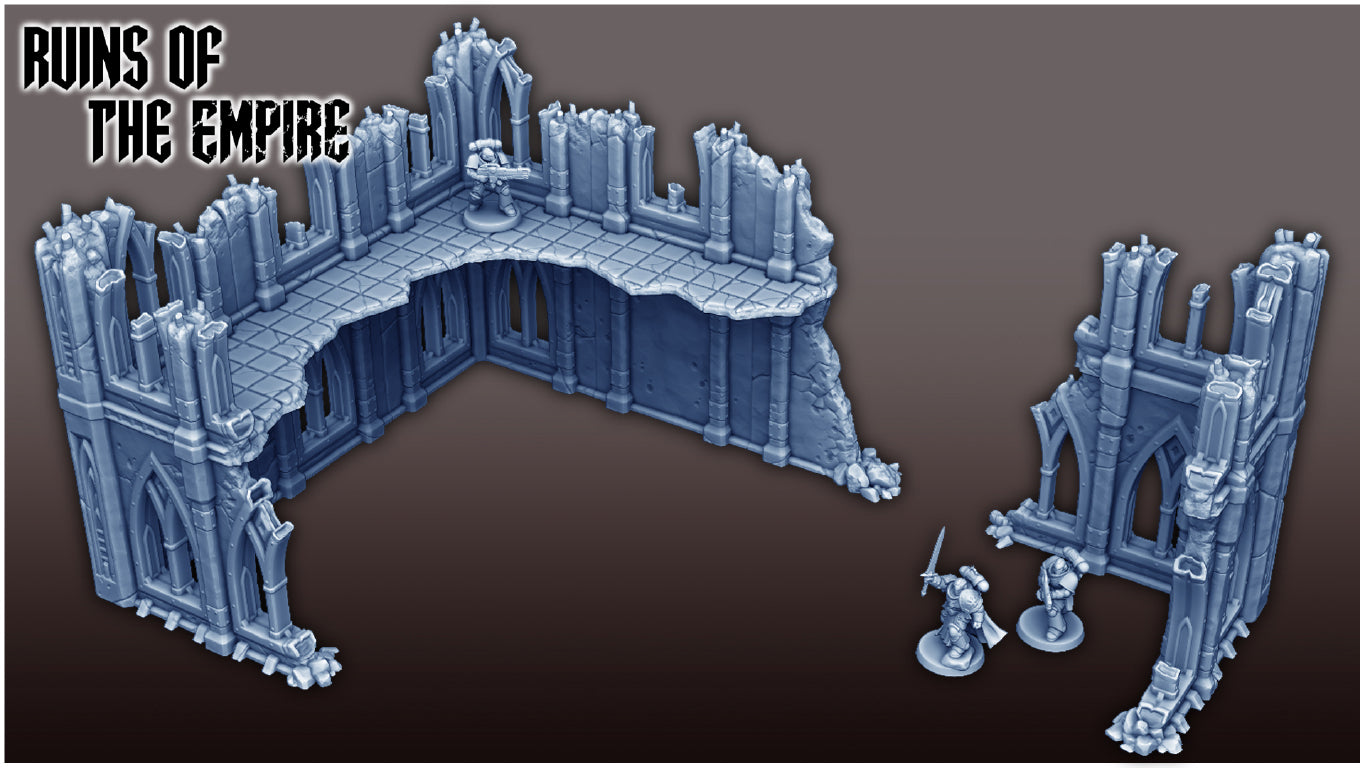 Warhammer 40K Terrain - Ruins of the Empire