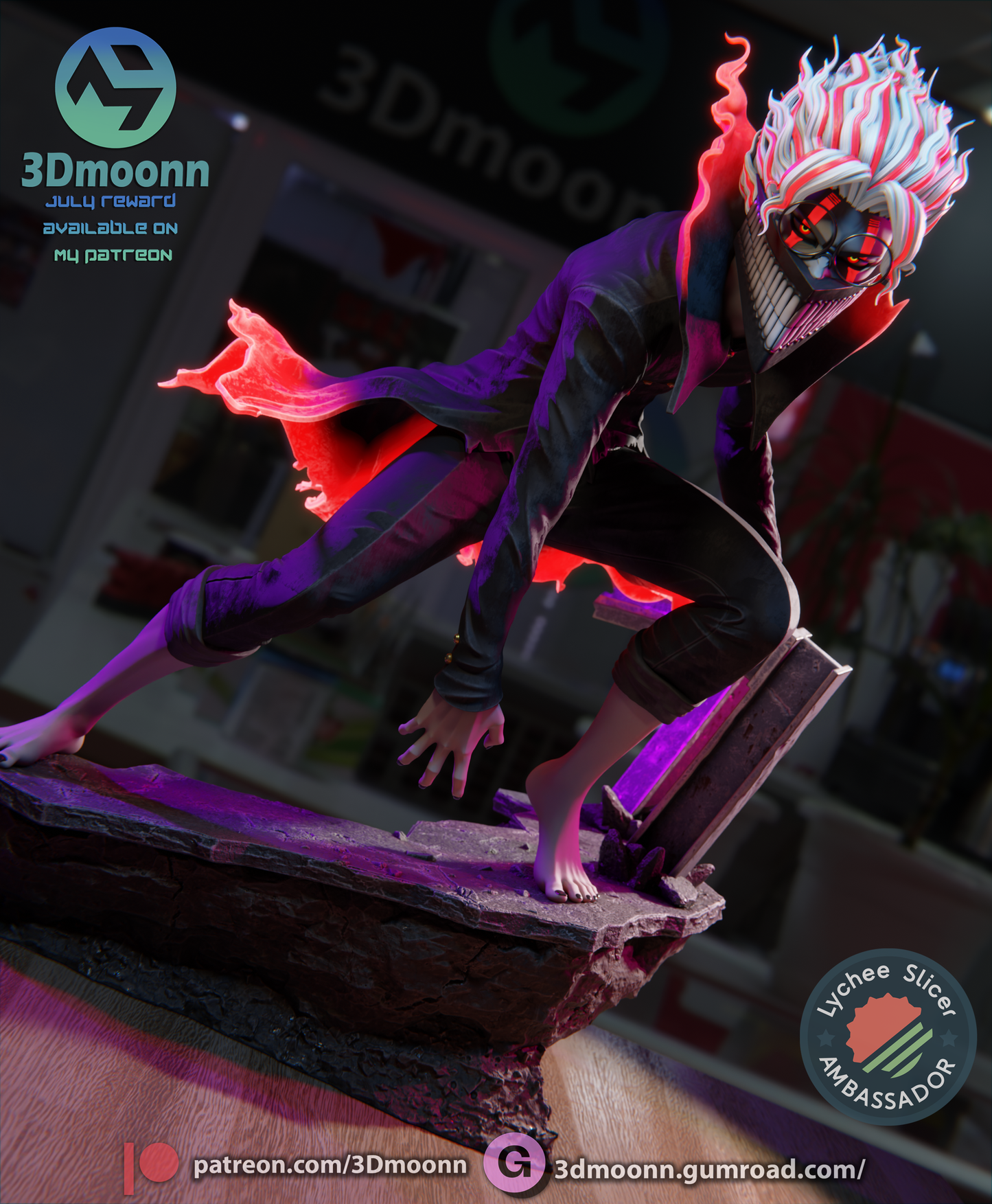 3D Moonn - Okarun, Dandadan - 2025 July