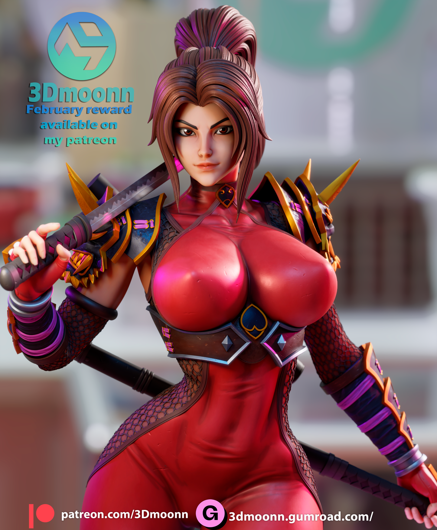 3D Moonn - Taki, Soulcalibur - 2025 February
