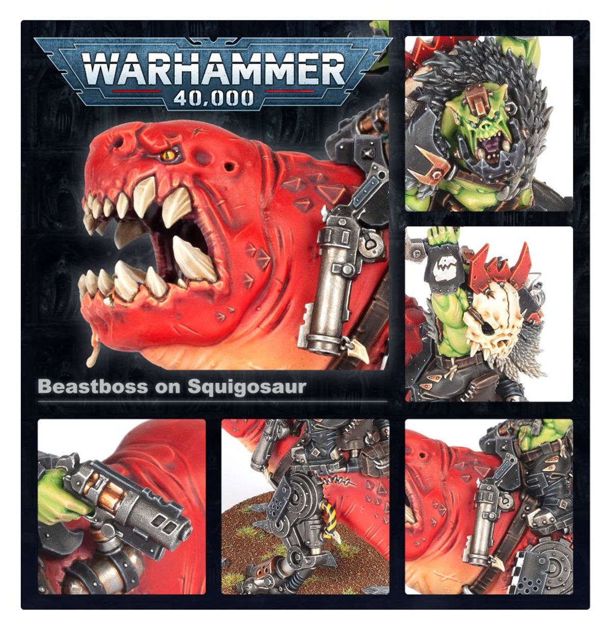 Games Workshop - Beastboss on Squigosaur, Orks - Warhammer 40K