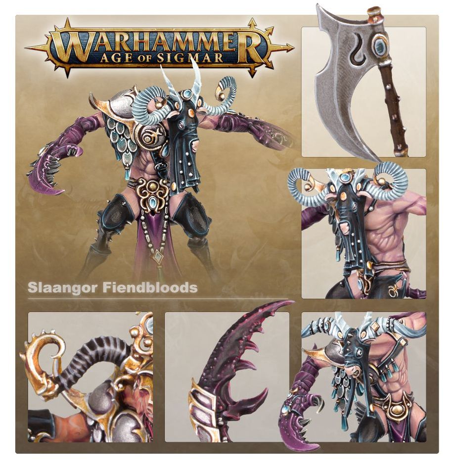 Games Workshop - Slaangor Fiendbloods, Hedonites of Slanesh - Warhammer 40K