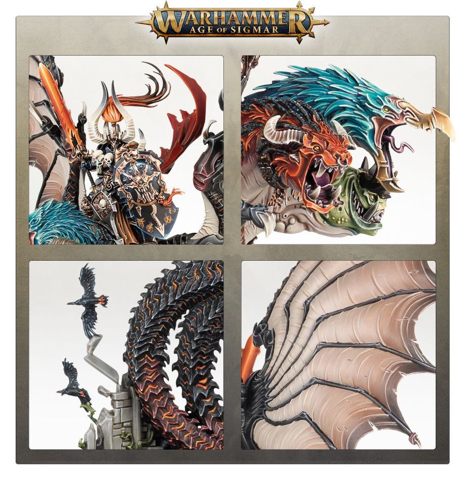 Games Workshop - Archaon Everchosen, Chaos Armies - Warhammer Age of Sigmar