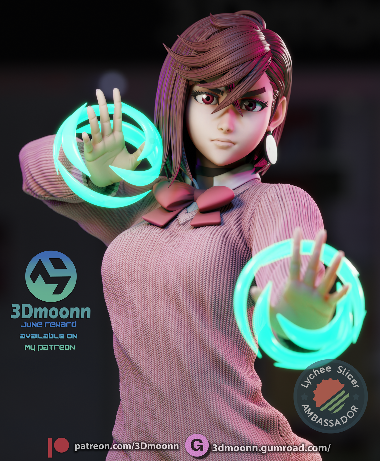 3D Moonn - Momo Ayase, Dandadan 2025 June