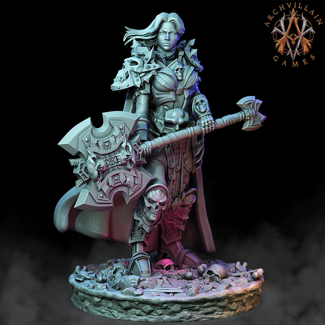 Archvillain Games - Deathcrowns Deathknight Female 1  - Deathknight Order 2020 August