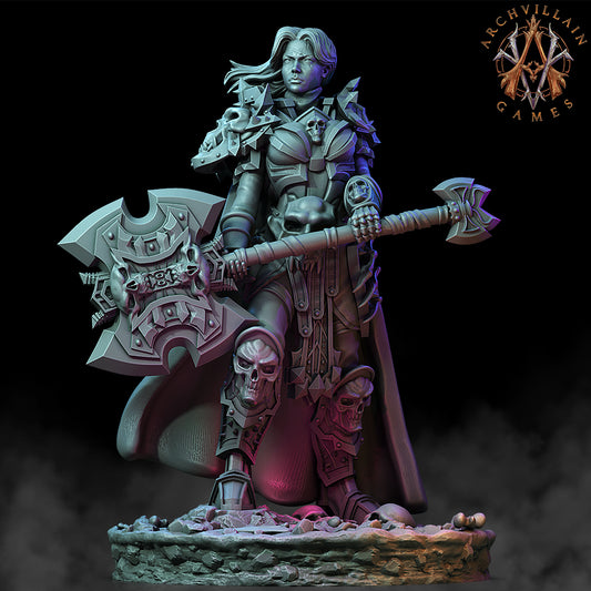 Archvillain Games - Deathcrowns Deathknight Female 1  - Deathknight Order 2020 August
