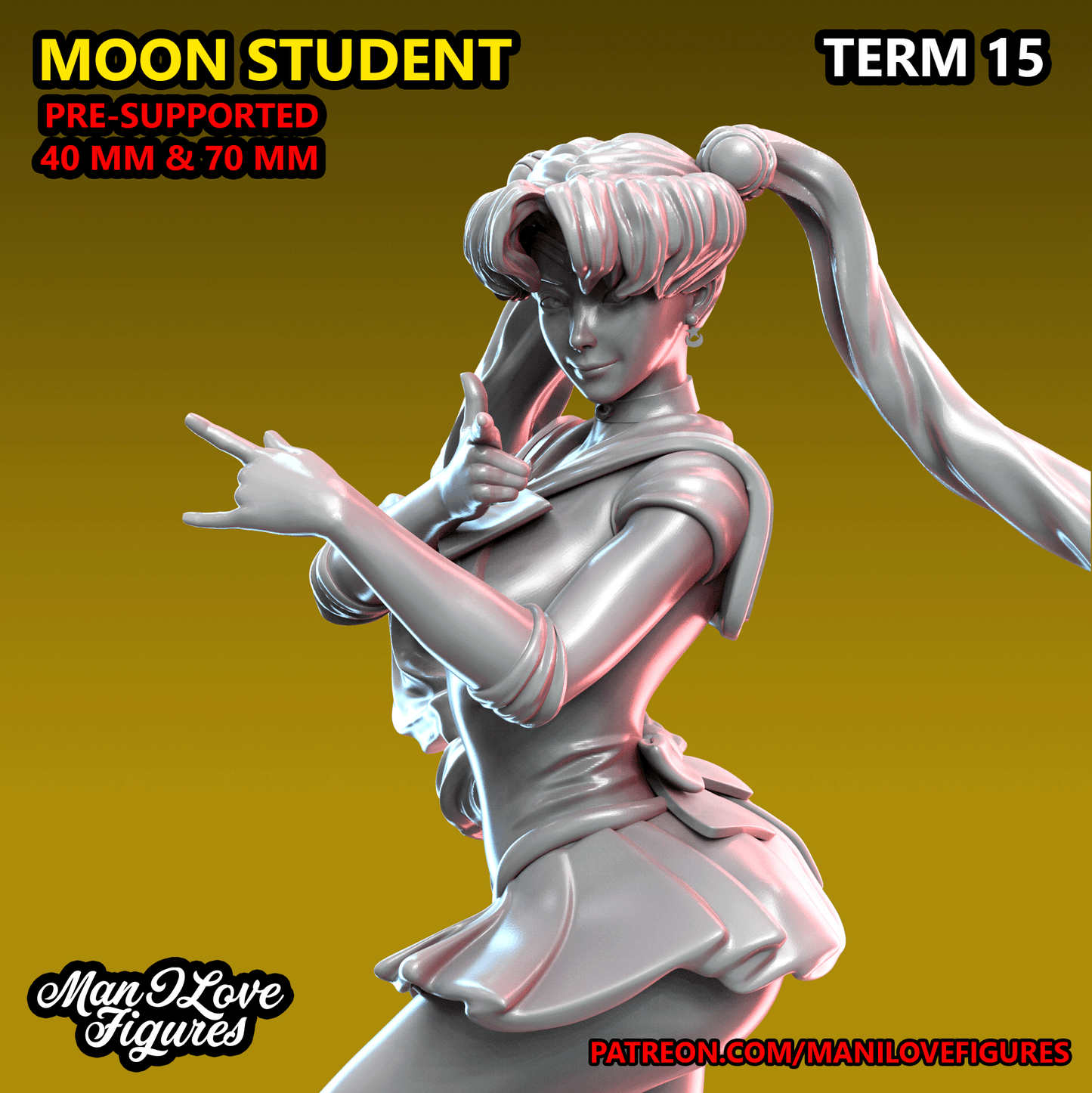 Man I Love Figures - Serena Tsukino B, Sailor Moon - Term 15 2023 January