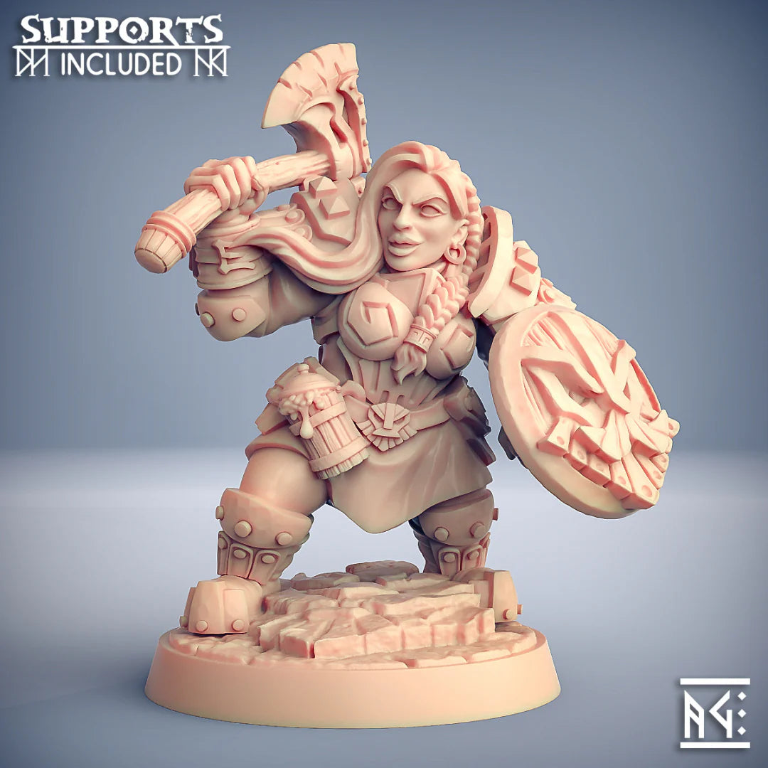 Artisan Guild - Dwarf Female Figther A - Dwarven Defenders 2019 June