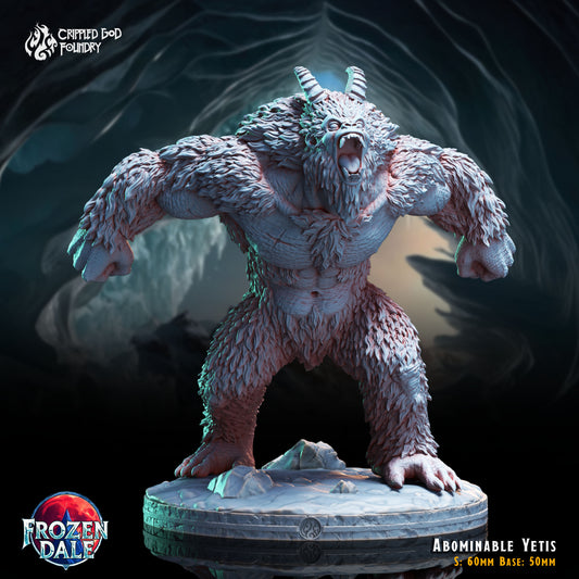 Crippled God Foundry - Abominable Yeti 1 (Large) - Frozen Dale 2024 December