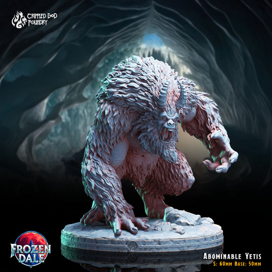 Crippled God Foundry - Abominable Yeti 2 (Large) - Frozen Dale 2024 December