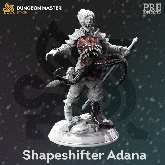 DM Stash - Shapeshifter Adana White Female Fighter Swordsman - The Frozen wastes of Oldavor 2021 December Release