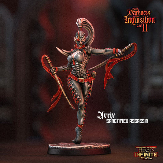 Heroes Infinite Raging Heores - Aerix, Sanctified Assassin, Adeptus Astra Telepathicas  - Grim Darkness of the Inquisition 2 #40