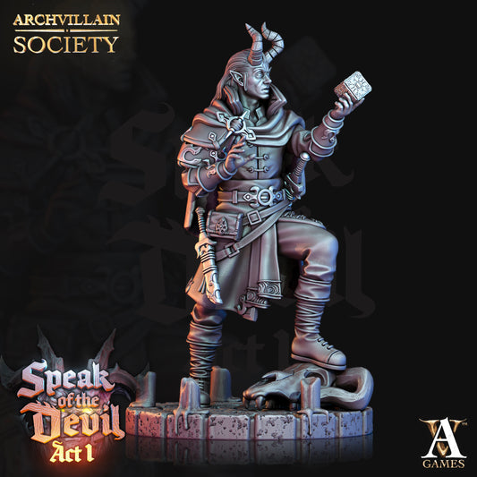 Archvillain Games - Agmar Tiefling Warlock Archvillain Society Vol. 1 Speak of the Devil 2021 July