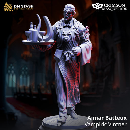 DM Stash - Aimar Batteux, Vampire Vintner (Masked) - Crimson Masquerade 2025 September