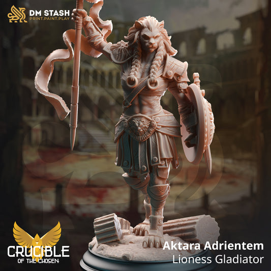 DM Stash - Aktara Adrientem, Lioness Gladiator - Crucible of the Chosen 2024 April
