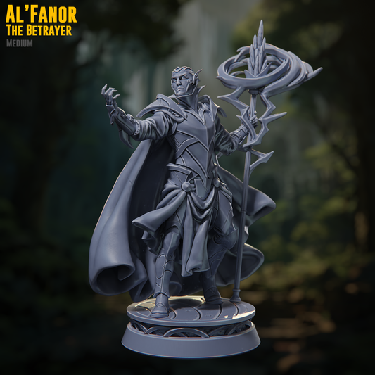 Claymore Miniatures - Al'Fanor, High Mage - Fall of The Eternal Kings 2025 June