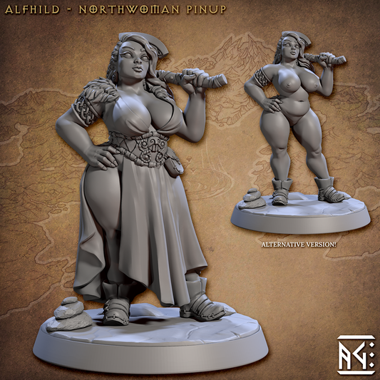 Artisan Guild - Alfhild, Northwoman Pinup - Skutagaard Northmen Saga 2023 August