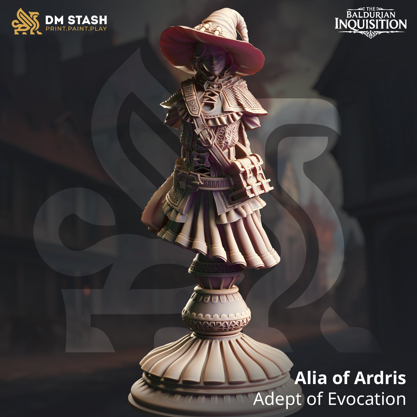 DM Stash - Alia of Ardris, Adept of Evocation (Bust) - Baldurian Inquisition 2025 March