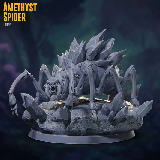 Claymore Miniatures - Amethyst Spider (Large) - The Silk Dynasty - 2026 January