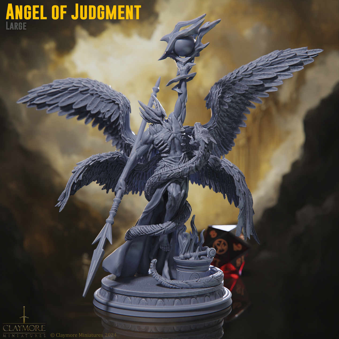 Claymore Miniatures - Angel of Judgment  (L) - Trial of Souls 2024 December