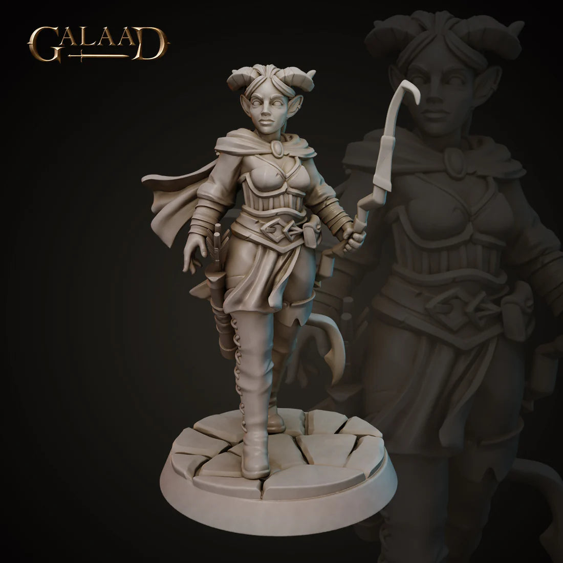 Galaad - Archer Tiefling Ranger - Tieflings 2023 June