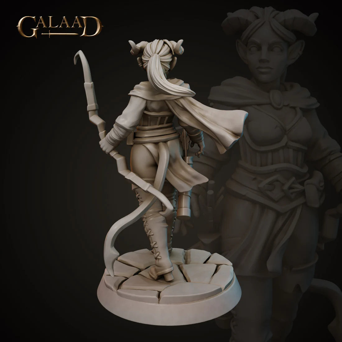 Galaad - Archer Tiefling Ranger - Tieflings 2023 June