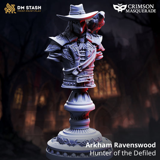DM Stash - Arkham Ravenswood, Hunter of the Defiled (Bust Masked) - Crimson Masquerade 2025 September
