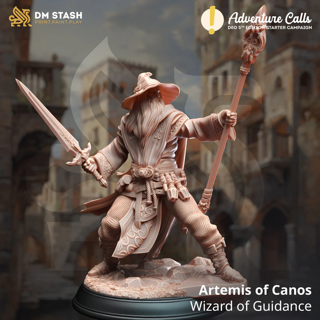 DM Stash - Artemis of Canos - Wizard of Guidance - Adventure Calls 2024 January
