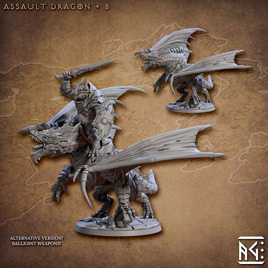 Artisan Guild - Assalut Dragon & Dragonrider B - Draconian Scourge 2023 June