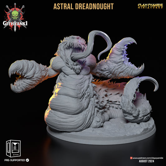 Clay Cyanide - Astral Dreadnought (Huge) - Githyanki 2024 August