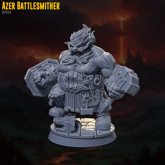 Claymore Miniatures - Azer Battlesmither - The Conflagration 2025 July