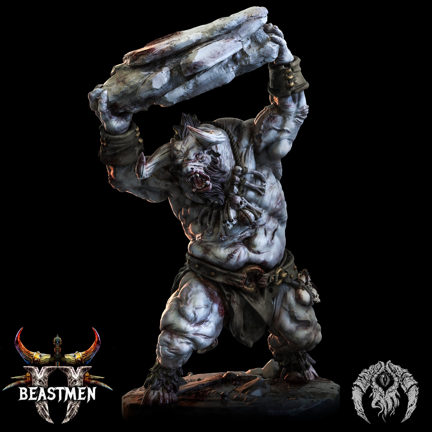 Bestiarum miniatures - Aurox Battlesmith Minotaur - Beastmen 2 - 2022 October