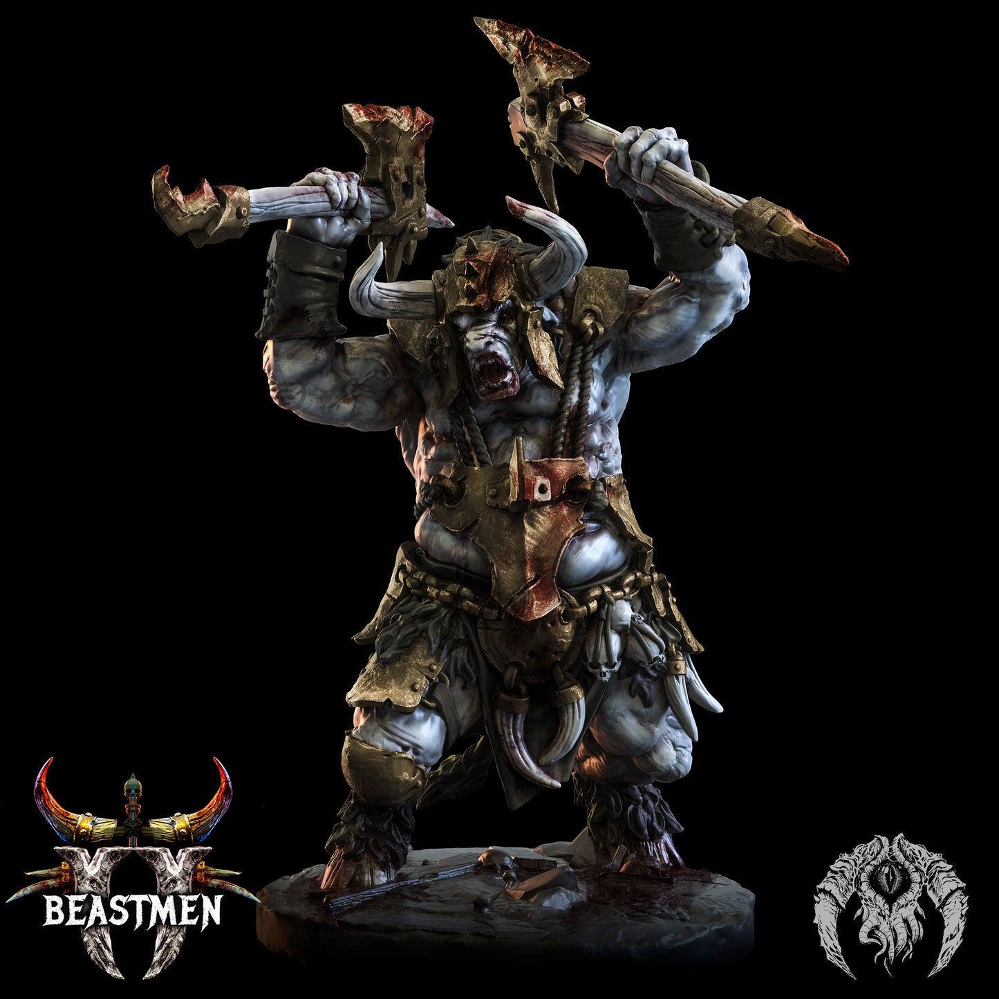 Bestiarum miniatures - Aurox Battlesmith Minotaur - Beastmen 2 - 2022 October