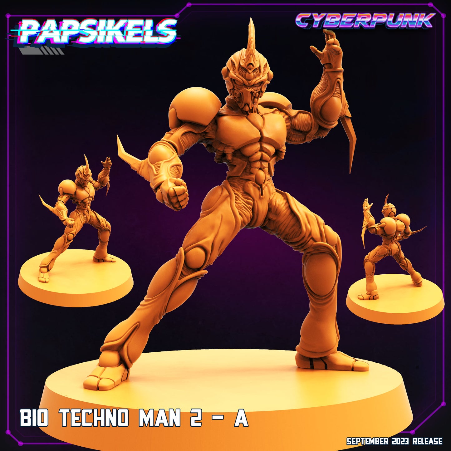 Papsikels - Bio Techno Man 2A - Cyberpunk 2023 September