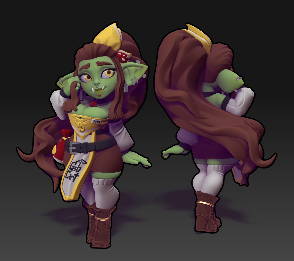 Twin Goddess Miniatures - Brie Goblin Merchant - 2025 May