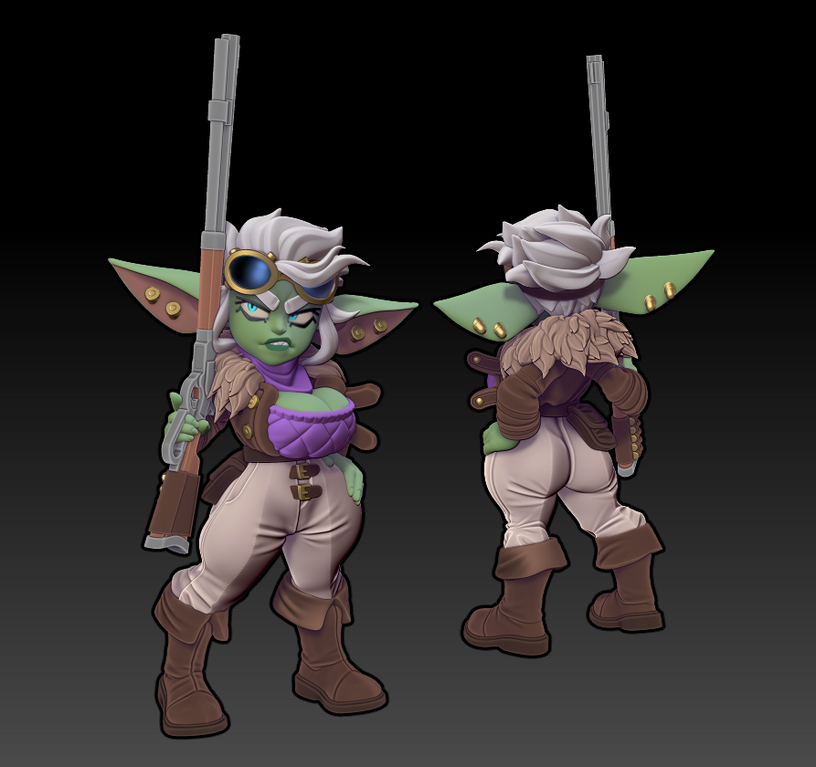 Twin Goddess Miniatures - Quinn The Goblin - Modern and Ancient Fantasy 2024 September Release 35mm
