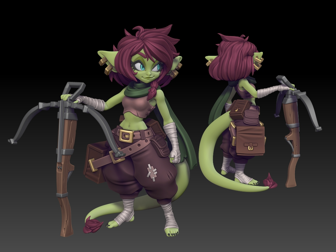 Twin Goddess Miniatures - Maia the goblin - Superhero June 2024