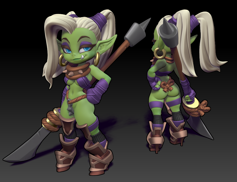 Twin Goddess Miniatures - Doxy's Orc - Reforged August 2024