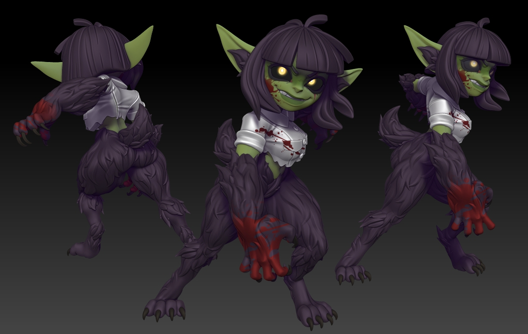 Twin Goddess Miniatures - Mirabel the Goblin Werewolf - Reforged July 2024